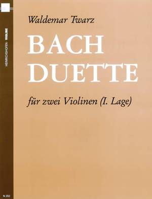 Bach, Johann Sebastian: Duets for 2 viloins