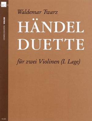 Handel, George Frideric: Violin Duos