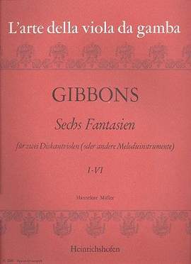 6 Fantasies for 2 Treble Viols (Müller)