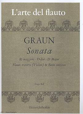 Graun, Carl Heinrich: Sonata in D for flute and piano