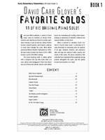 David Carr Glover: David Carr Glover's Favorite Solos, Book 1 Product Image