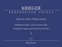 Krieger, J: Complete Organ and Keyboard Works, Vol.2 (Urtext). Works from copied sources / Works of uncertain authenticity