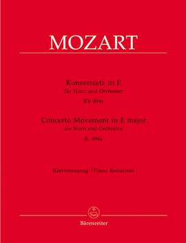 Mozart, WA: Concerto Movement for Horn in E (K.494a)