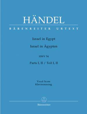 Handel, GF: Israel in Egypt (HWV 54) (E) (Urtext)