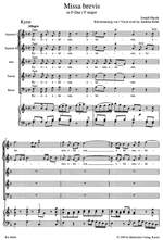 Haydn, FJ: Missa brevis in F major (Hob. XXII:1) (Urtext) (L) Product Image