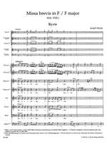 Haydn, FJ: Missa brevis in F major (Hob. XXII:1) (Urtext) (L) Product Image