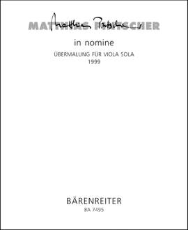 Pintscher, M: in nomine (1999)