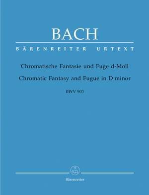 Bach, JS: Chromatic Fantasy & Fugue in D minor (BWV 903) (Urtext)