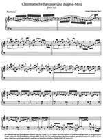 Bach, JS: Chromatic Fantasy & Fugue in D minor (BWV 903) (Urtext) Product Image