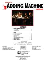 Joshua Schmidt: Adding Machine -- A Musical: Vocal Selections Product Image
