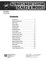 Alfred's Basic Guitar Scales & Modes Product Image