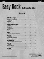 Easy Rock Instrumental Solos, Level 1 for Strings Product Image