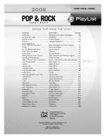 2008 Pop & Rock Sheet Music Playlist Product Image