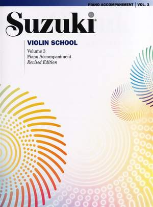 Suzuki Violin School Piano Acc., Volume 3 (Revised)