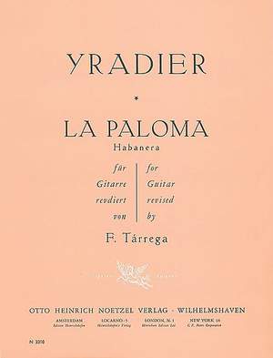 Yradier: La Paloma, Habanera