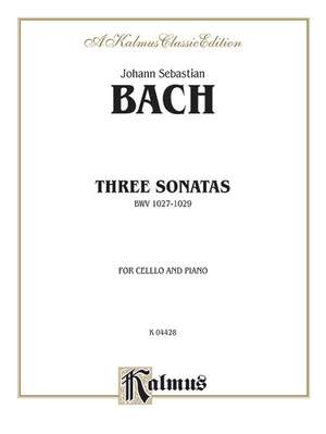 Johann Sebastian Bach: Three Sonatas for Viola da Gamba, BWV 1027-29