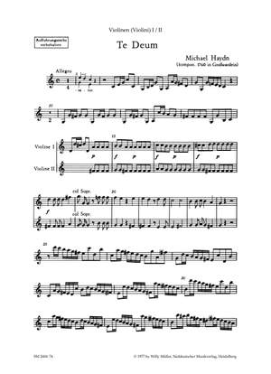 Haydn, M: Te Deum. First setting of 1760