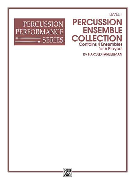 Harold Farberman: Percussion Ensemble Collection, Level II