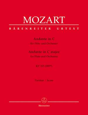 Mozart, WA: Andante for Flute in C (K.315) (Urtext)