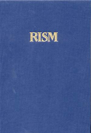 Various Composers: RISM (E) (Repertoire International des Sources Musicales). Series C: Directory of Music Research Libraries