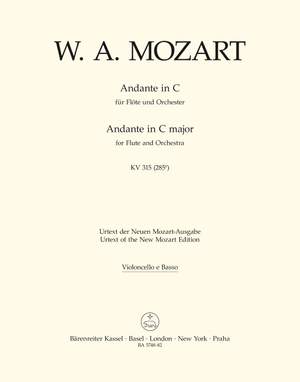 Mozart, WA: Andante for Flute in C (K.315) (Urtext)
