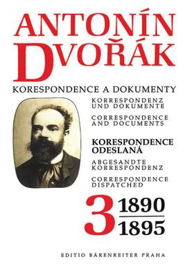 Dvorak, Antonin: Correspondence & Docs BK 3