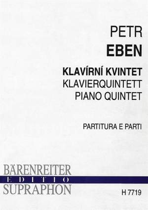 Eben, Petr: Piano Quintet Score & Parts