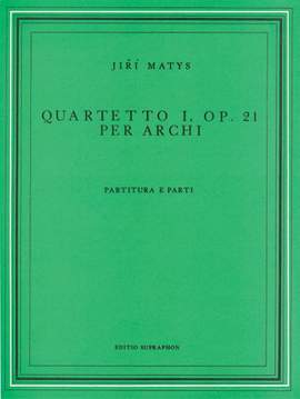 Matys: String Quartet No1 (Parts & Score)