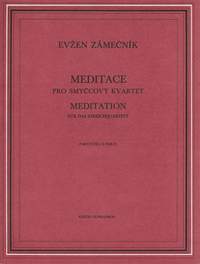 Zamecnik, E: Meditation For String Quartet