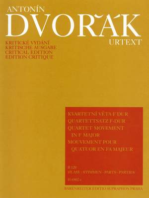 Dvorak, A: Quartet Movement in F (B.120)