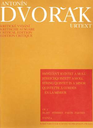 Dvorak, A: String Quintet in A minor, Op. 1