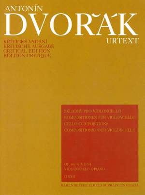 Dvorak, A: Compositions for Violoncello & Piano (Slavonic Dances Op.46/3 & 8; Polonaise in A maj B.94)