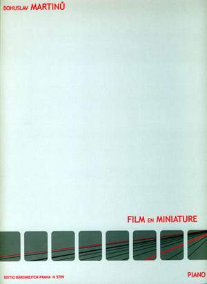 Martinu, B: Film en miniature