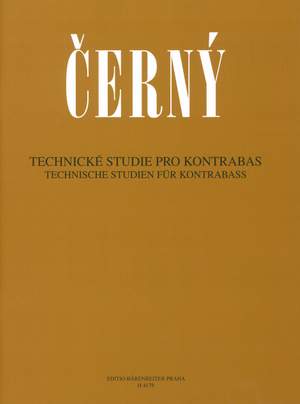 Cerny, Frantisek: Technical Studies Double Bass (Czech)