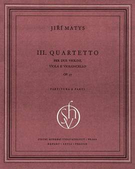 Matys: String Quartet No3 Score & parts