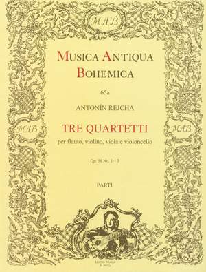 Reicha, Anton: Drei Quartette no. 1-3 g-Moll, C-Dur, G-Dur op. 98