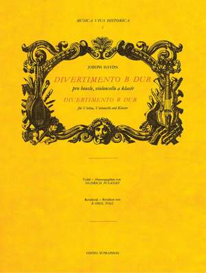 Haydn, Franz Joseph: MVH 1 Divertimento Bflat Hob.XV:38Sc&Pts