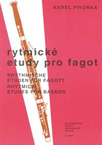 Pivonka, Karel: Rhythmical Etudes / Studies For Bassoon