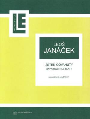 Janacek, L: Blown Away Leaf (from the piano cycle On an Overgrown Path)