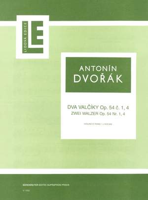 Dvorak, A: Waltzes (2), Op.54 (No.1 in A; No.4 in D-flat)