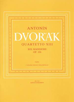 Dvorak, Antonin: String Quartet 13 Gmaj Op106 Parts