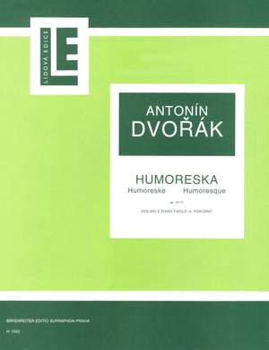 Dvorak, A: Humoresque in G-flat, Op.101/ 7