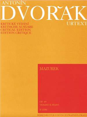 Dvorak, A: Mazurka in E minor, Op.49