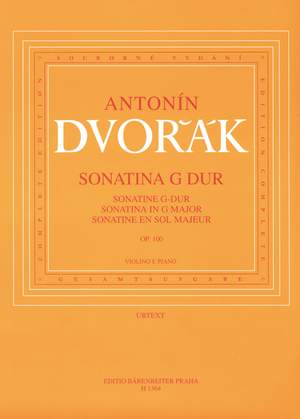 Dvorak, A: Sonatina in G, Op.100