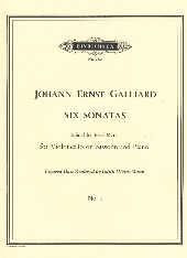 Galliard, J: Sonata No.1 in A min