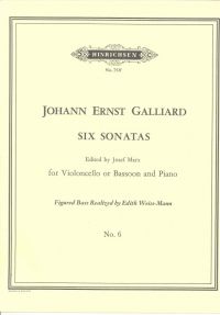 Galliard, J: Sonata No.6 in C