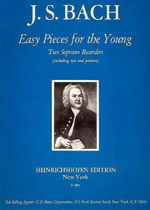Bach, J.S: Easy Pieces for the Young (including text and pictures)