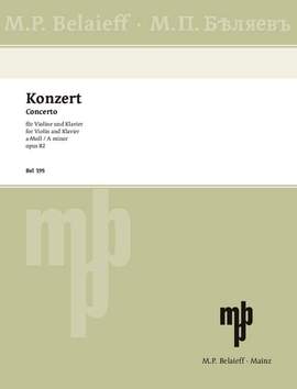 Glazunov, A: Violinkonzert a-Moll A minor op. 82