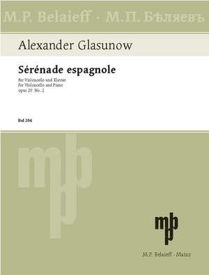 Glazunov, A: Sérénade espagnole op. 20/2