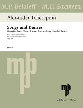 Tcherepnin, A: Lieder und Tänze op. 84